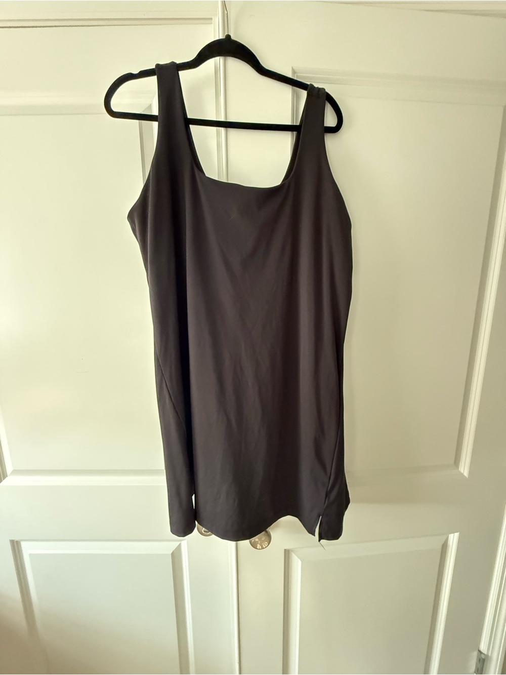 Powersoft active Scoop Neck Tank Dress- with built in shorts